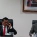 Kepala Staf Kepresidenan Moeldoko (kiri) saat melakukan pertemuan dengan Menteri DAPA Korea Selatan Eom Dinghwan di Gedung Bina Graha, Jakarta, Kamis (5/10/2023). (Foto: Antara/HO-Kantor Staf Presiden)