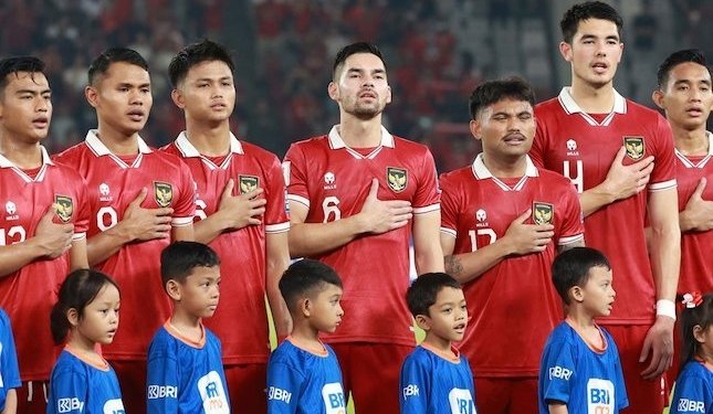 Arsip - Skuad Timnas Indonesia yang berduel lawan Brunei Darussalam di Kualifikasi Piala Dunia 2026 zona Asia di Stadion Gelora Utama Bung Karno, Kamis (12/10/2023) malam. (Foto: Dok. Bola.net/M. Iqbal Ichsan)