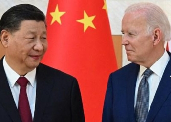 Presiden China Xi Jinping (kiri) dan Presiden AS Joe Biden. (Foto: Dok. AFP/Saul Loeb)