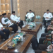 Din Syamsuddin bersama perwakilan ormas Islam bertemu Ketua Umum PKB Muhaimin Iskandar di Kantor DPP PKB, Jakarta, Jumat (3/11/2023). (Foto: Alibi/Antara/Fauzi Lamboka).