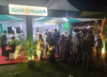 Stan Bank Aceh di Pekan Kebudayaan Aceh (PKA) 8. (Foto: Dok. Humas BAS)