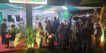 Stan Bank Aceh di Pekan Kebudayaan Aceh (PKA) 8. (Foto: Dok. Humas BAS)
