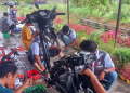 Servis motor injeksi PT Mifa Bersaudara & Balai Pelatihan Balai Pelatihan Vokasi & Produksi (BPVP) Banda Aceh. (Foto: Dok. PT Mifa)