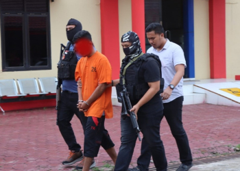 Polres Aceh Timur menangkap pelaku TPPO terhadap imigran Rohingya. (Foto: Alibi/Polres Aceh Timur)