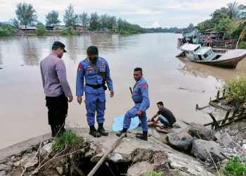 Penemuan mayat di dermaga boat Lampulo, Kecamatan Kuta Alam, Kota Banda Aceh, Kamis, (30/11/2023). (Foto: Dok. Polisi)