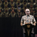Ketua KPU RI Hasyim Asy'ari saat memberikan sambutan pada Rapat Konsolidasi Nasional dalam rangka Kesiapan Pemilu 2024 di Istora Senayan, Gelora Bung Karno, Jakarta, Sabtu (30/12/2023). (ANTARA FOTO/Hafidz Mubarak A/nz)