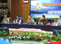 Kapolri Jenderal Polisi, Listyo Sigit Prabowo saat konferensi pers terkait pengungkapan judi bola di Rupatama Mabes Polri, Rabu (13/12/2023). (Dok. Polri)