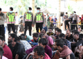 Polisi mengamankan 50 imigran Rohingya yang kembali masuk ke Aceh Timur melalui jalur perairan Gampong Seunebok Baro, Kecamatan Darul Aman pada hari Kamis, (14/12/2023). (Foto: Dok. Polres Aceh Timur)