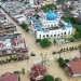 Foto udara kondisi banjir wilayah Aceh Utara. Selasa (26/12/2023).(Foto: Dok. Polres Aceh Utara)