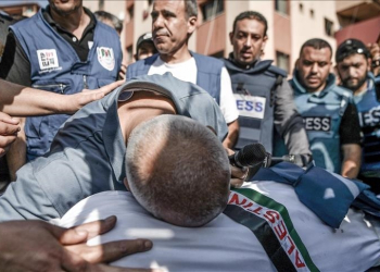 Tentara Israel telah menewaskan 106 jurnalis Palestina di Jalur Gaza dalam 84 hari. (Foto: Anadolu)