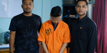 Seorang pria di Aceh Utara ditangkap polisi diduga telah menyebarkan foto bugil mantan istri ke medsos. (Foto: Dok. Polisi)
