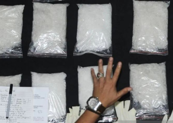Ilustrasi - Barang bukti narkotika jenis sabu. (Foto: Dok. Antara/Sigid Kurniawan/ama/aa)