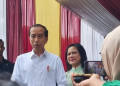 Presiden Jokowi dan Ibu Negara Iriana. (Foto: Dok. detikcom/Eva Safitri)