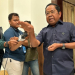 Sekretaris TKS Prabowo-Gibran Idrus Marham (kanan) saat memberikan keterangan di kawasan Menteng, Jakarta, Senin (19/2/2024). (Foto: Dok. Antara/Rio Feisal)