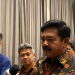 Menko Polhukam Hadi Tjahajanto di kantor Konferensi Waligereja Indonesia (KWI) di kawasan Menteng, Jakarta Pusat, Rabu (28/2/2024). (Foto: Dok. Persiraja/Walda Marison)