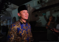 Menteri ATR/BPN Agus Harimurti Yudhoyono memberikan keterangan kepada wartawan di Istana Kepresidenan Jakarta, Kamis (28/3/2024). (Foto: Antara/Mentari Dwi Gayati)
