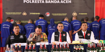 Polresta Banda Aceh berhasil menangkap 19 tersangka penyalahgunaan narkotika. (Foto: Alibi/Dok. Polresta Banda Aceh)