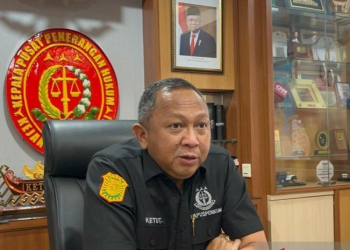 Kepala Pusat Penerangan Hukum (Kapuspenkum) Kejaksaan Agung Ketut Sumedana, Rabu (3/4/2024). (Foto: Antara/Laily Rahmawaty)