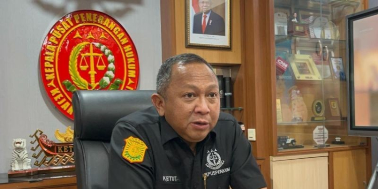 Kepala Pusat Penerangan Hukum (Kapuspenkum) Kejaksaan Agung Ketut Sumedana, Rabu (3/4/2024). (Foto: Antara/Laily Rahmawaty)