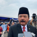 Menko Polhukam Hadi Tjahjanto di Lanud Halim Perdanakusuma, Jakarta Timur, Jumat (5/4/2024). (Foto: Dok. Antara/Walda Marison)