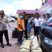 Konferensi pers kasus penyalahgunaan BBM subsidi di Mapolres Bener Meriah, Aceh, Senin (22/4/2024). (Foto: Alibi/Dok. Polres Bener Meriah)