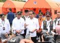 Presiden Joko Widodo menyampaikan keterangan di hadapan awak media di Kabupaten Agam, Provinsi Sumatra Barat, Selasa (21/5/2024). (Foto: Alibi/Dok. BPMI Setpres/Kris)