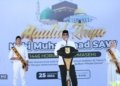 Plt Sekda Aceh Diwarsyah saat beri sambutan pada peringatan Maulid Raya Pemko Banda Aceh, Senin (25/11/2024). FOTO : Humas Aceh