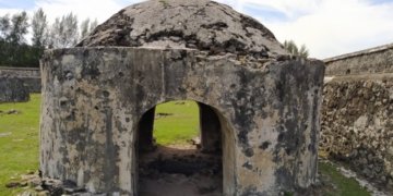 Benteng Indrapatra di Kecamatan Mesjid Raya, Aceh Besar. FOTO : alibi.id 